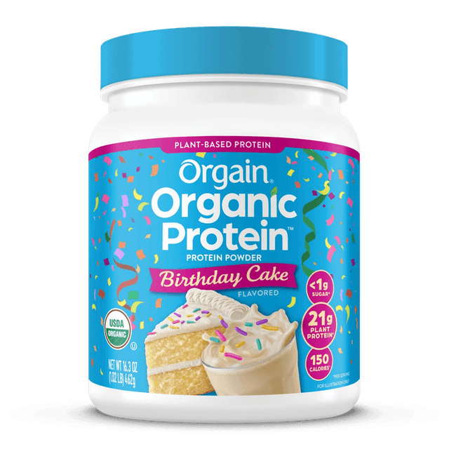 Orgain Organic Protein (Plant) · Birthday Cake