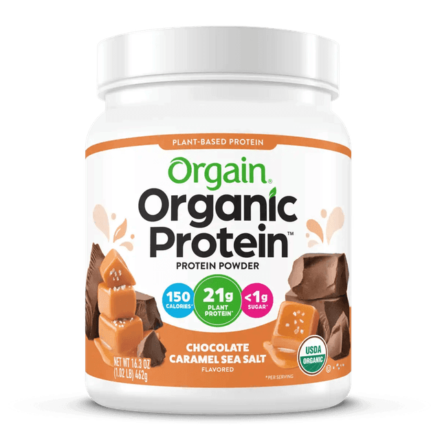 Orgain Organic Protein (Plant) · Chocolate Caramel Sea Salt