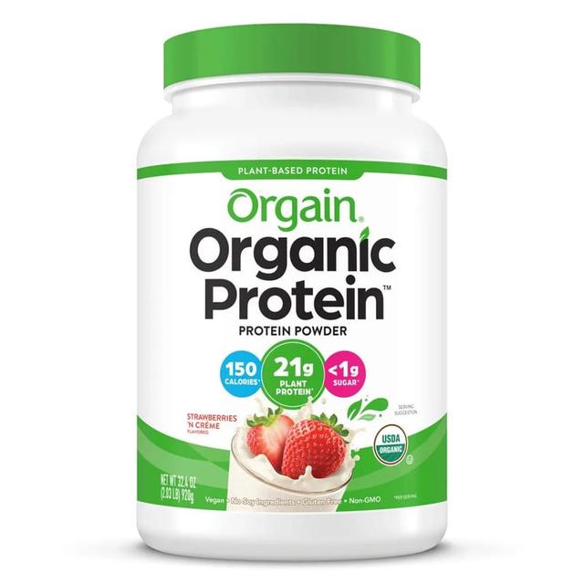 Orgain Organic Protein (Plant) · Strawberries & Cream