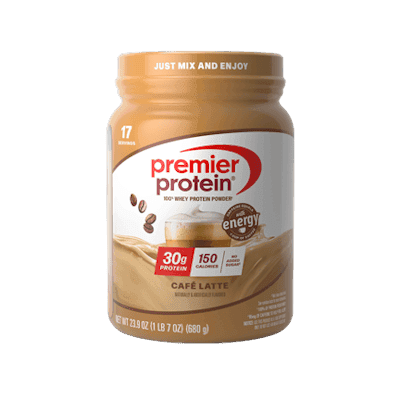 Premier Protein 100% Whey Protein Powder · Café Latte