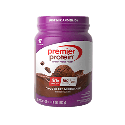 Premier Protein 100% Whey Protein Powder · Chocolate Milkshake