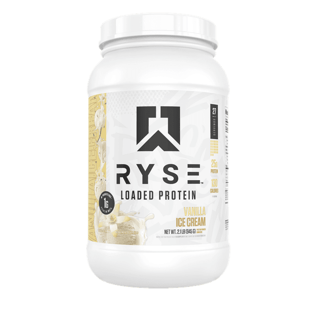 RYSE Loaded Protein · Vanilla Ice Cream