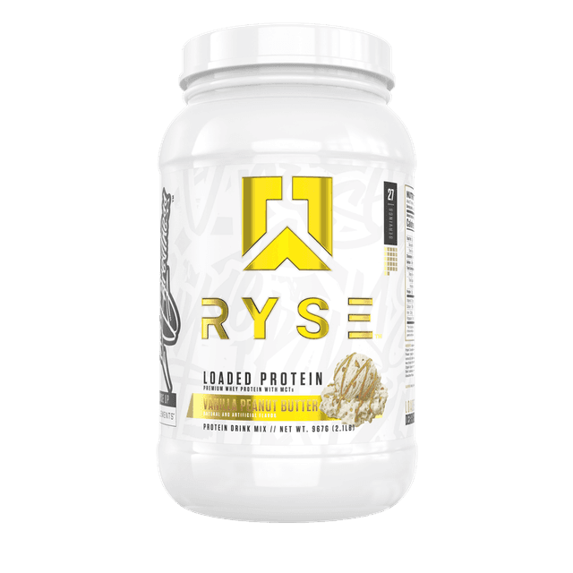RYSE Loaded Protein · Vanilla Peanut Butter