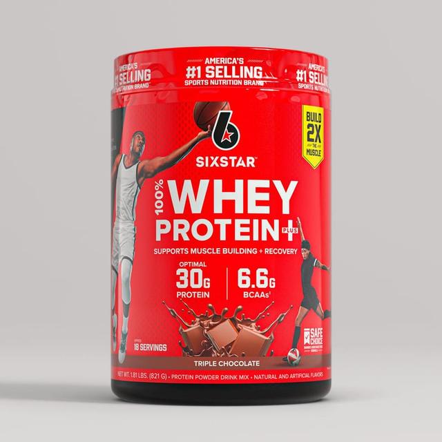 Six Star 100% Whey Protein Plus · Triple Chocolate