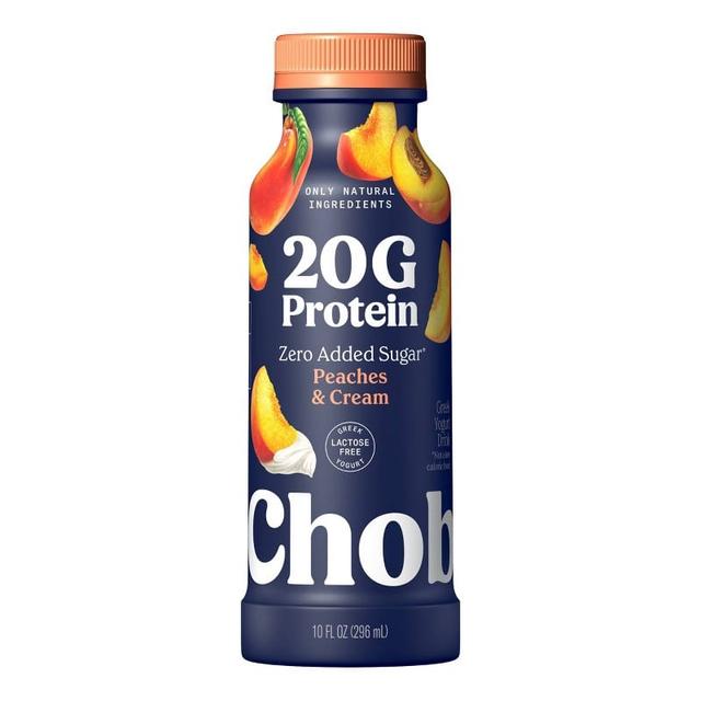 Chobani High Protein Drink · Peaches & Cream