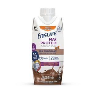 Ensure Max Protein Shake · Milk Chocolate with Caffeine
