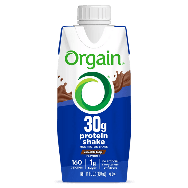 Orgain 30g Protein Shake · Chocolate Fudge