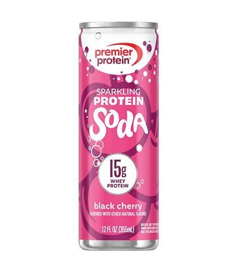 Premier Protein Sparkling Protein Soda · Black Cherry