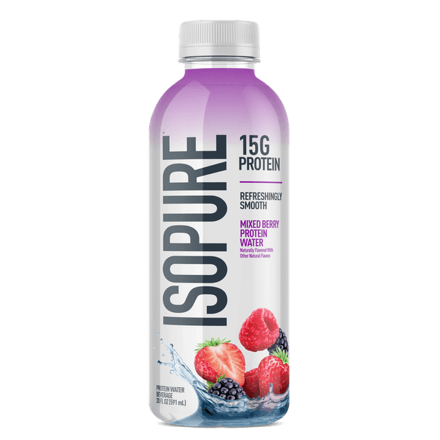 Isopure 15g Clear Protein Water · Mixed Berry